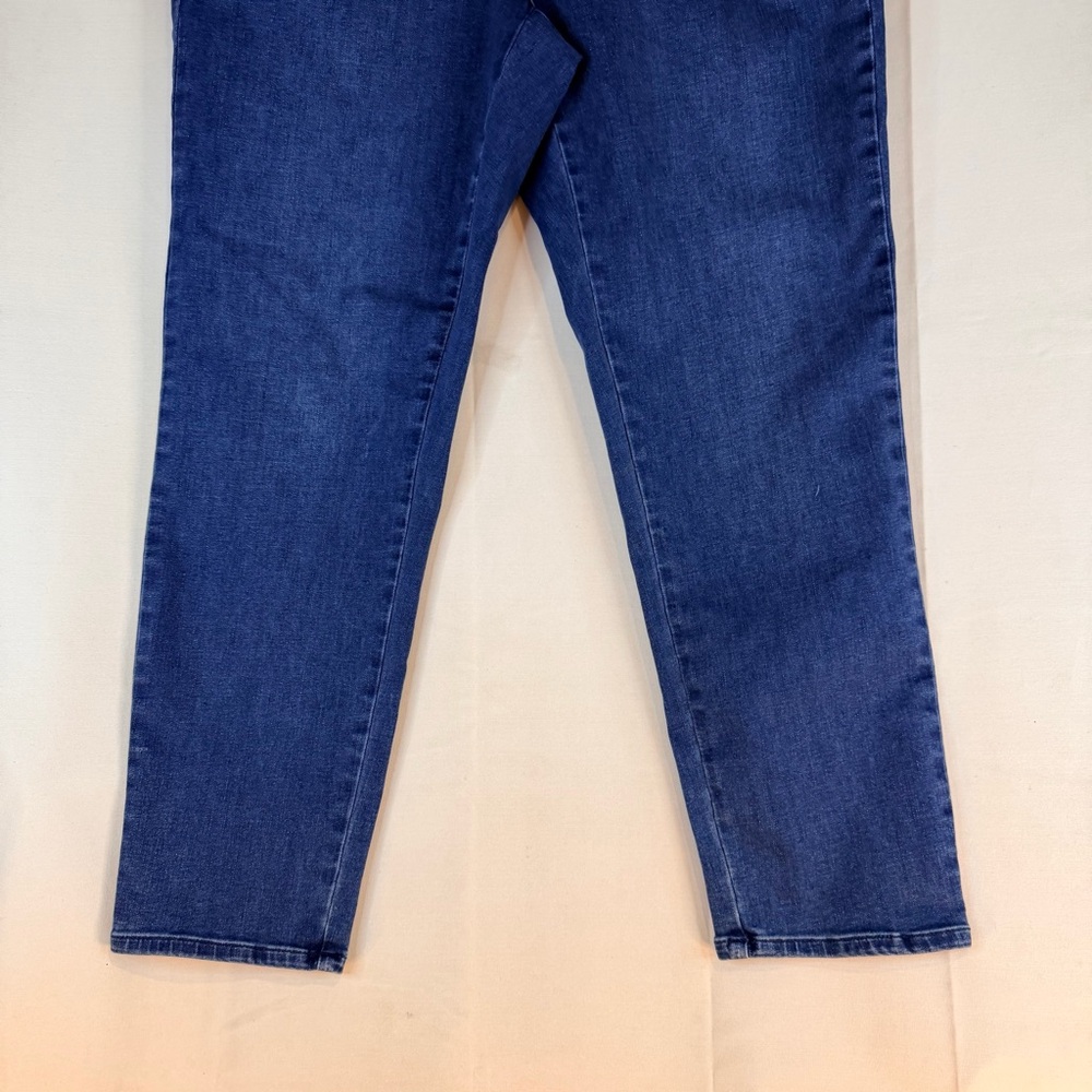 UNIVERSAL STANDARD Women’s Size 14 Denim Jeans Ankle Mid Rise Fit Stretch - Picture 3 of 12
